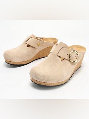 Birkenstock Papillio Fanny wedge clogs